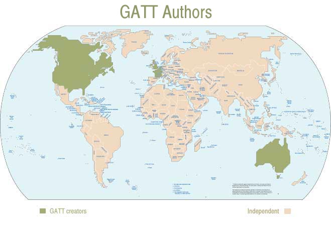 The World created under GATT in 1948.