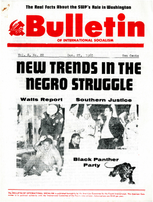 Bulletin cover