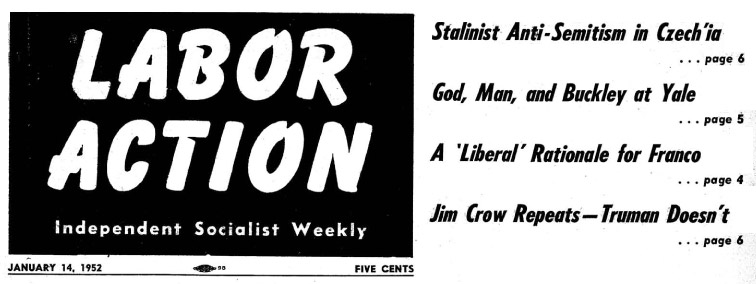 LABOR ACTION Masthead