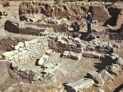 Neolithic house at El Beidha