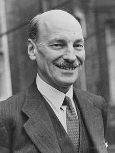 Retrato Clement Attlee