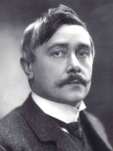 Retrato Maurice Maeterlinck- Par Charles Gerschel — Ce fichier est dérivé de : Maurice de Maeterlinck.jpg:, Domaine public, https://commons.wikimedia.org/w/index.php?curid=20057325