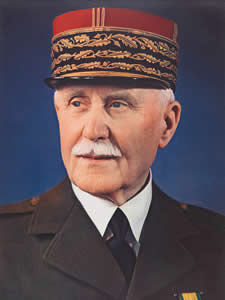 Retrato Henri Philippe Benoni Omer Joseph Pétain