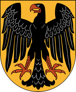 Brasão da República de Weimar- By David Liuzzo - Own work nach dem Originalentwurf von Emil Doepler 1919., CC BY-SA 3.0, https://commons.wikimedia.org/w/index.php?curid=986223