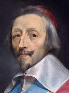 Imagem Armand Jean du Plessis, Cardeal de Richelieu, Duque de Richelieu e de Fronsac - Por Philippe de Champaigne - National Gallery, London, Domínio público, https://commons.wikimedia.org/w/index.php?curid=47430307