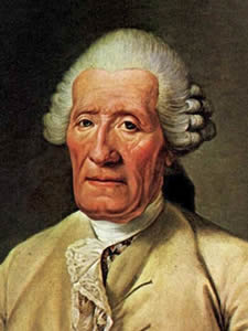 Retrato Jacques de Vaucanson - Par Joseph Boze — taken from Richard Toellner (Hrsg):Illustrierte Geschichte der Medizin. Band 1-6, Salzburg: Andreas & Andreas, Verlagsbuchhandel 1986. http://www.digitale-bibliothek.de/band53.htm adapted from File:Jacques de Vaucanson 2.jpg by uploader to fit rectangular frame, with retouching work dedicated to the public domain, Domaine public, https://commons.wikimedia.org/w/index.php?curid=86415924