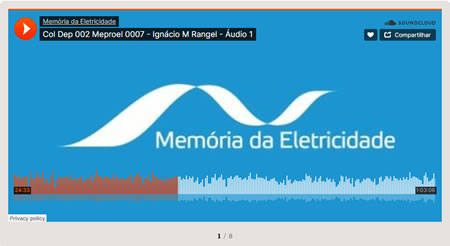 Áudio Projeto Memória da Eletricidade