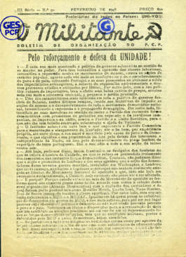 capa O Militante