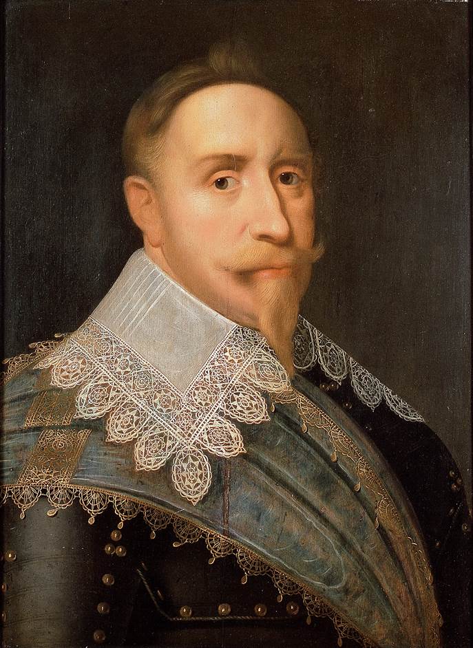 Portrtt av Gustav II Adolf